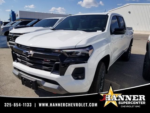 2026 Chevrolet Colorado Z71 in Summit White — front three-quarter view