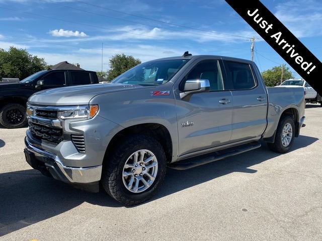 2023 Chevrolet Silverado 1500 LT in Sterling Gray Metallic — front three-quarter view