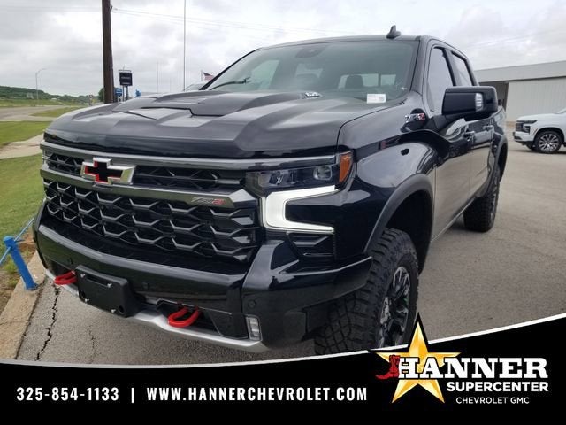 2026 Chevrolet Silverado 1500 ZR2 in Black — front three-quarter view