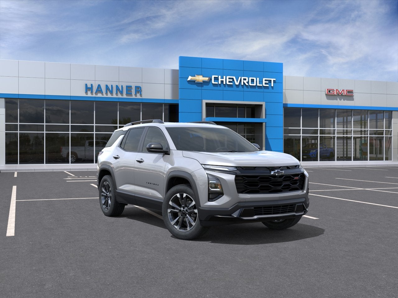 2027 Chevrolet Equinox FWD RS in Sterling Gray Metallic — front three-quarter view