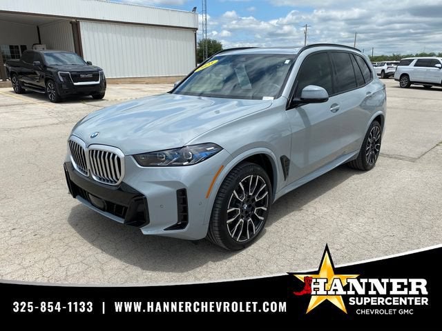 2025 BMW X5 sDrive40i in Gray — front three-quarter view