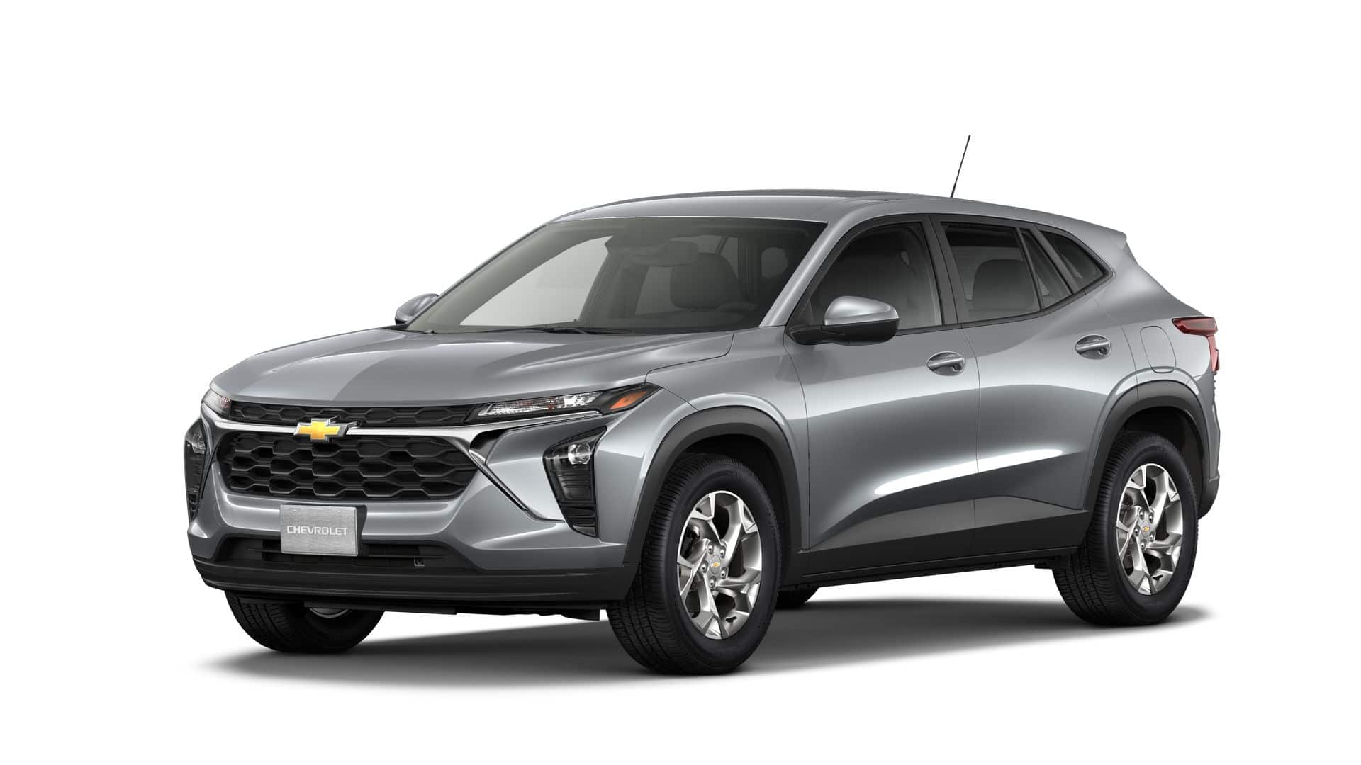 2026 Chevrolet Trax LS in Sterling Gray Metallic — front three-quarter view